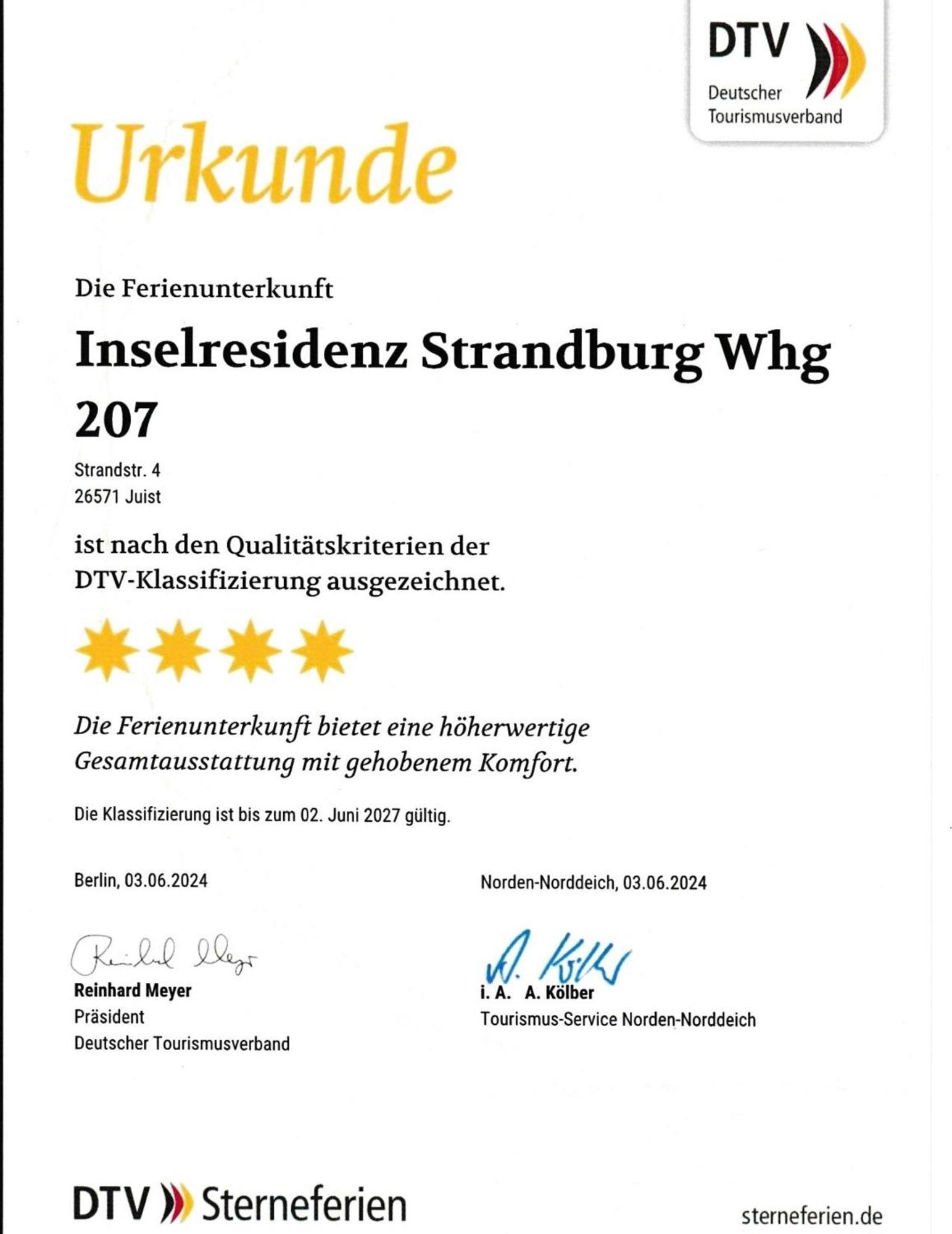 Strandburg 207 Juist Exteriér fotografie